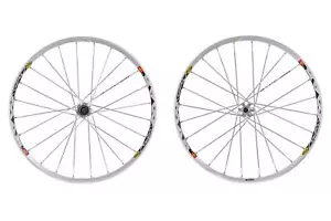 USED Mavic CrossMax SL 6-Bolt QR Disc 26" Mountain Bike Wheelset Silver - Picture 1 of 9