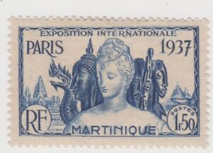 FRANCE MARTINIQUE 1937. International Exhibition of Paris. Sc# MAR 185. MLH