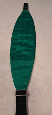 Santana атласный зеленый Cumberbund регулируемый RN #76218 унисекс - Изображение 1 из 4