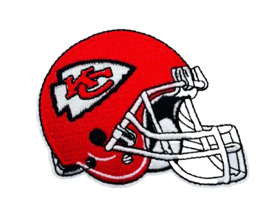 MARKENLOS Parche de casco Kansas City Chiefs parche para planchar fútbol americano NFL