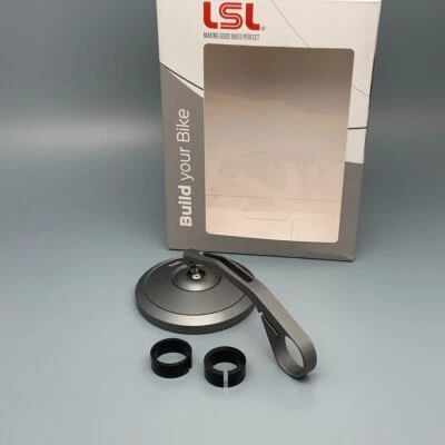 LSL RETRO LENKERENDENSPIEGEL LINKS O. RECHTS TITAN MATT E-GEPRÜFT INKL. ADAPTER - Bild 1 von 4