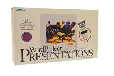 WordPerfect Presentations Version 2.0 With Scanner - New  - Image 1 of 4