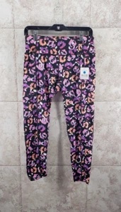 Leggings de yoga con estampado floral de guepardo que absorben la humedad para jugadores profesionales talla M - Imagen 1 de 6
