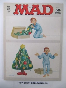 MAD Magazin Nr. 172. Januar '75 Verpassen Sie nicht die Rückseite Deckblatt. - Bild 1 von 3