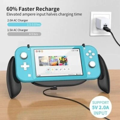 Estuche con agarre de carga para juegos Emonoo con caja de almacenamiento de tarjetas de juego Nintendo Switch Lite Foto 1 de 4