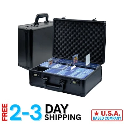 X PRO Toploader Storage Box - Holds 600 Cards, Secure & Portable Aluminum Case - Image 1 of 4