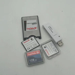 128MB/256/512/1G/2G CNC CF Compact Flash card+CF-PCMCIA Adapter+SSK reader FANUC - Picture 1 of 16