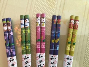 JAPANISCHE 5 VARIANTEN TIER ESSSTÄBCHEN MIT KOSTENLOSER HANDARBEIT - Bild 1 von 11