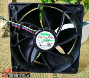 Nidec 12CM 12038 12V 1.85A V12E12BS1B5-07 PWM high-speed violence fan - Photo 1/4