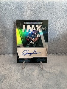 2017 Panini Absolute Absolute Ink Jersey Number /81 Quincy Enunwa #AI-QEW Auto
