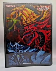 Konami Official: Yugioh Binder | Slifer Obelisk Ra Egyptian Gods Portfolio - 180 - Picture 1 of 4