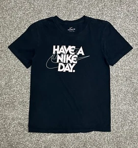 Nike Men’s T-Shirt Have A Nike Day Smiley Face Graphic Tee S/S Crew Neck Size S - Picture 1 of 21