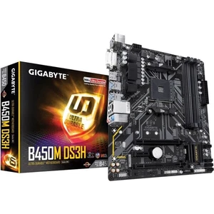 Gigabyte B450M DS3H Mainboard AMD Ryzen B450 Sockel AM4 Micro µATX DDR4 M.2 USB - Bild 1 von 4