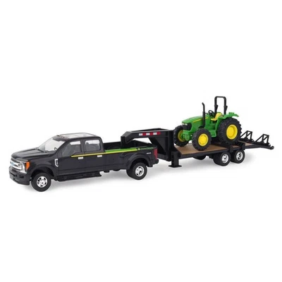 1/32 John Deere Ford F350 Pickup con 5075E tractor y remolque juego de juguetes - LP68113 Foto 1 de 4
