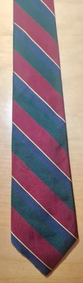 Corbata de colección J.Press Preppy Trad Silk Repp 3,75" x 59" Irlanda Foto 1 de 4