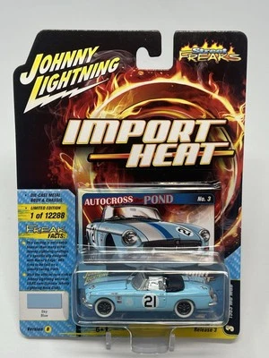 Johnny Lightning Import Heat Chase 1963 mg mg GB White Lightning Foto 1 de 4