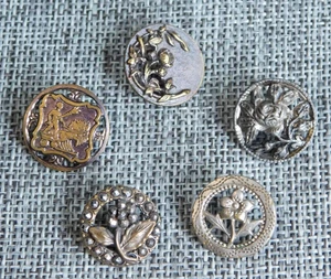 Konvolut antike Vintage Knöpfe durchbrochen #1105-D - Bild 1 von 5