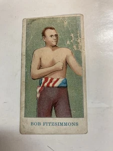 American caramel Prize  fighter boxer Bob FitzSimmons Low-Grade - Picture 1 of 2