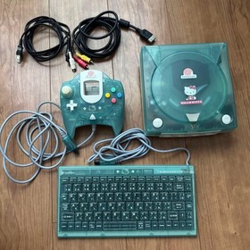 SEGA Dreamcast Console HKT-3000 Sanrio Hello Kitty Skeleton Blue USED Japan F/S