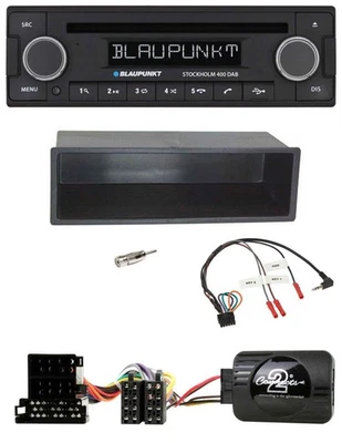 Blaupunkt Lenkrad Bluetooth DAB CD USB Autoradio für VW Passat Golf IV Polo schw - Bild 1 von 4