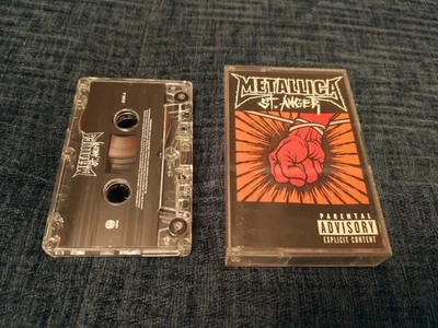 Metallica St. Anger MC Cassette Exodus Anthrax Testament OverKill Megadeth - Image 1 of 4