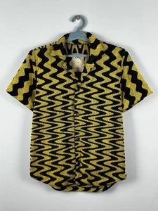 OAS gewelltes Cuba weiches Frottee Baumwolle Hemd Camp Kragen Größe M - Bild 1 von 8