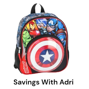 Mochila Marvel Avengers Capitán América 11 pulgadas para niños - Imagen 1 de 2