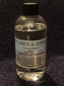 JT MEGA STEAM COAL FIRED STEAM SMOKE FLUID 8 OZ LIONEL MTH O HO N G S ENGINE - Picture 1 of 1