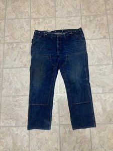 Pantalone jeans da lavoro Carhartt relaxed pesante doppio ginocchio taglia 44x32 - Foto 1 di 7