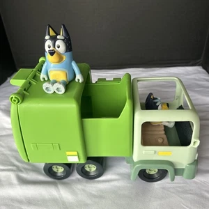 Camión de basura Bluey vehículo de basura de juguete + 2 figuras - Imagen 1 de 5
