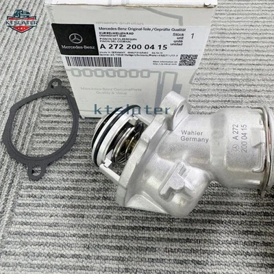 Engine Coolant Thermostat Assembly 2722000415 for Mercedes C300 C350 E350 ML450 Foto 1 de 4