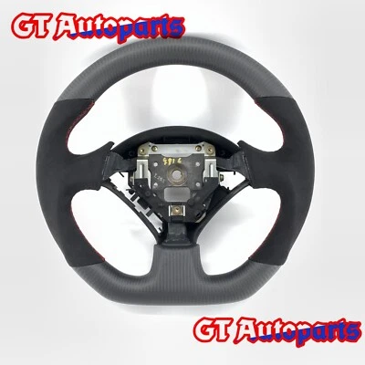 Carbon Fiber Steering Wheel Fit for Honda S2000 Civic Accord Insight Acura RSX - Image 1 of 4