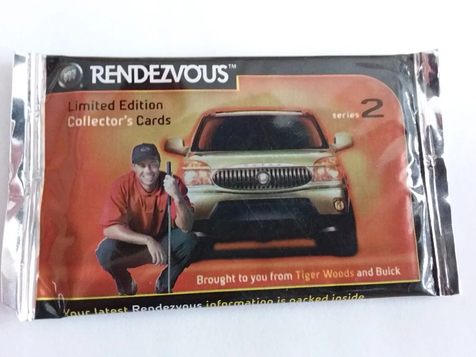 Tarjeta Promocional Coleccionista Buick Rendezvous Tiger Woods RARA Serie 2 2000 RC Foto 1 de 1