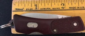 VINTAGE SCHRADE SP1 Keychain KNIFE Miniature Stainless Steel RARE - Picture 1 of 5