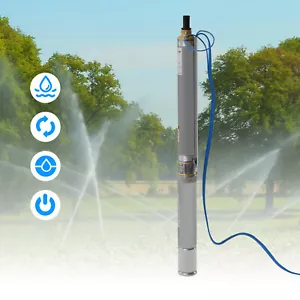 Submersible Pumps 3inch Od Pipe 110v/60hz 0.37kw 0.5hp Stainless Steel Well Pump - Picture 1 of 24