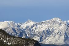 Snow Covered Mountains In Banff Alberta Canada Digital Wall Paper