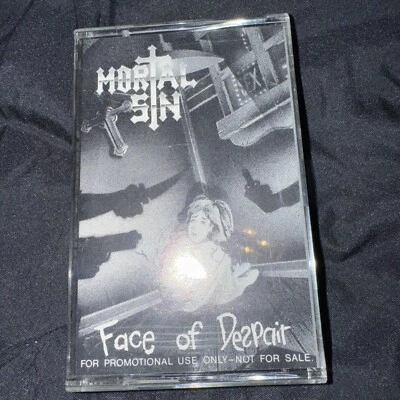 Mortal Sin - Face Of Despair (редкая предварительная промо-кассета) Вышла из печати! - Изображение 1 из 4