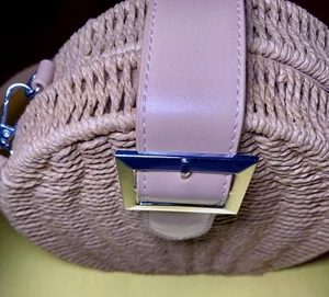 Forever 21 Summer Straw Round Shoulder Bag - Picture 1 of 5