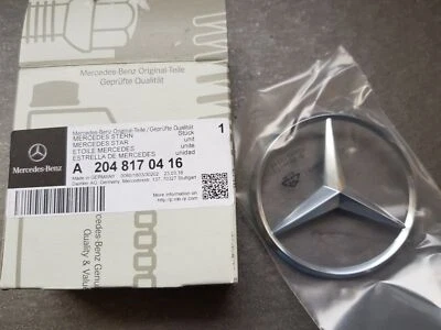 Original Mercedes-Benz x204 GLK maletero trasero emblema insignia estrella A2048170416 Foto 1 de 2