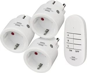 Brennenstuhl Comfort-Line Funksteckdosen-Set Mini 3+1, Funkschalt-Set - Bild 1 von 5