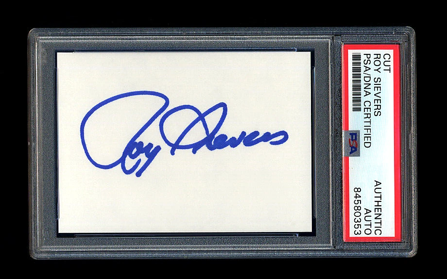 ROY SIEVERS SIGNED MINT CUT PSA/DNA AUTOGRAPHED WASHINGTON SENATORS 5 X ALLSTAR - Image 1 of 1