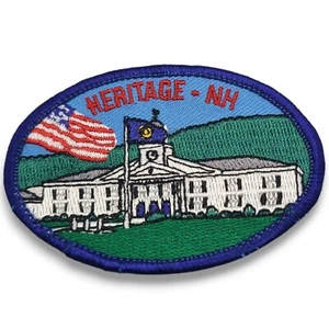 Parche vintage Heritage Museum Glen NH 3" excelente estado - Imagen 1 de 2