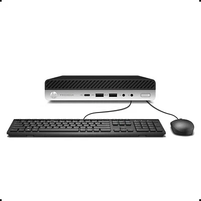 HP ProDesk 600 G3 Mini Intel Core I5 Desktop PC 8gb RAM 128gb SSD Windows 10 Pro - Image 1 of 4