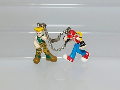The King of Fighter KOF SNK VS CAPCOM Guile Terry Bogard Keychain Figure A 1.2in - Image 1 of 4