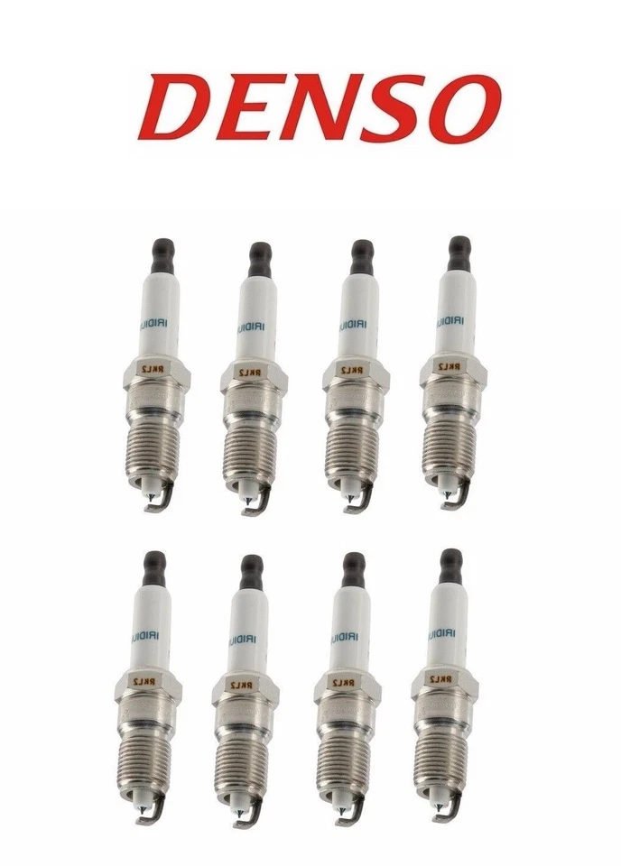  Conjunto de 8 velas de ignição Denso Iridium longa vida útil ZTJ16R10 para Buick Chevrolet GMC - Imagem 1 de 1