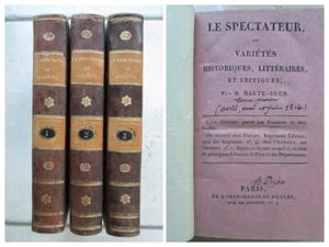 MALTE-BRUN : LE SPECTATEUR ou variétés historiques, 1814/1815. Journal éphémère. - Picture 1 of 12
