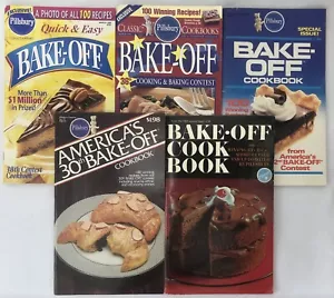 Vintage Pillsbury Cookbooks Bake-Off 18th 30th 32nd 36th 38th Quick & Easy J - Picture 1 of 11