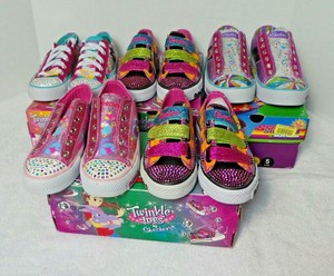 skechers rainbow light up shoes