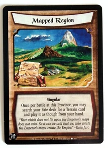 Región Mapeada L5R Leyenda de los Cinco Anillos CCG Edición Diamante DE - Imagen 1 de 1