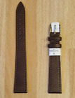 18mm Morellato Brown  Point Vegan Material Strap ,Silver Buckle. XL size